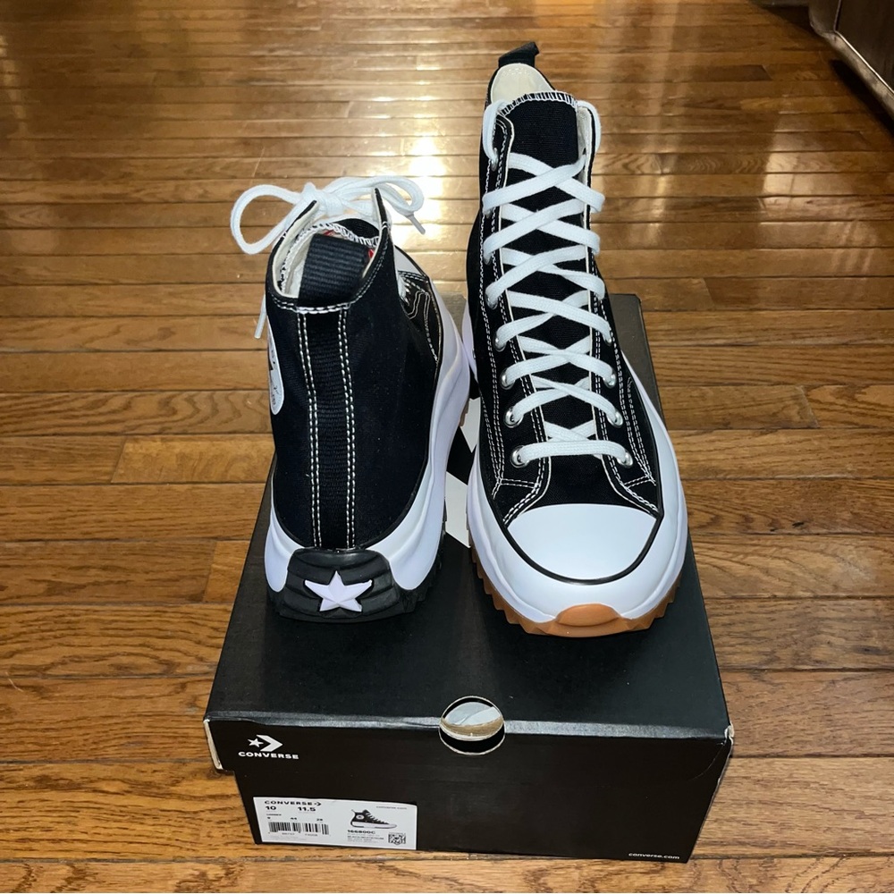 Converse Chuck Taylor All Star Run Star Hike Hightop Platform Sneakers Size 11.5 - Picture 6 of 14